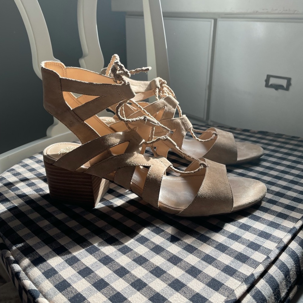 Vince Camino suede lace up sandals